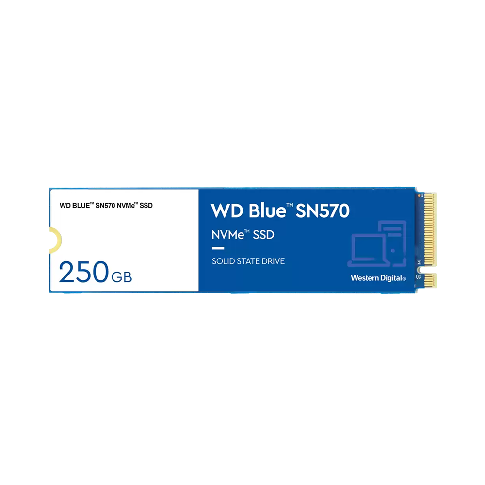 Ổ cứng SSD WD Blue SN570 250GB M.2 2280 NVMe Gen3 x4 (WDS250G3B0C)