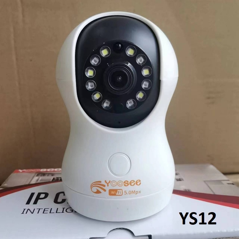 Camera Xoay hồng ngoại IP  YS12 5.0Megapixels anten chìm,âm thanh 2 chiều . 8 led hồng ngoại+sáng