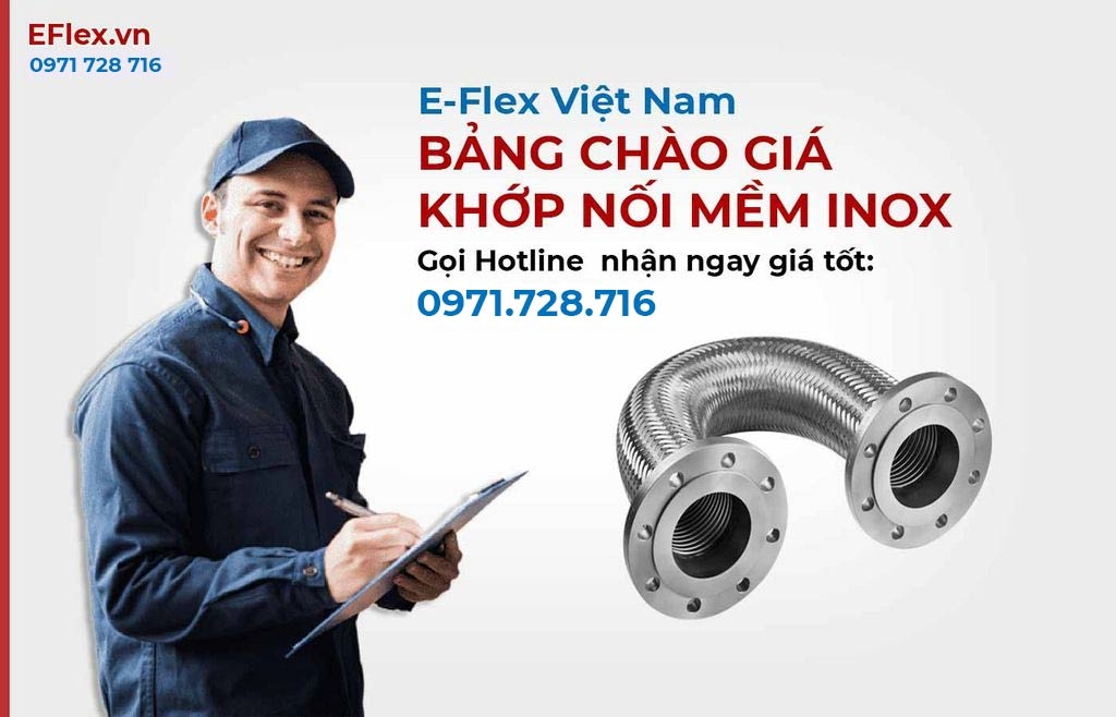 Báo Giá Khớp Nối Mềm Inox Giá Gốc Nhà Sản Xuất