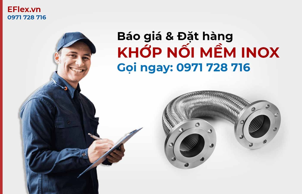 nhà sản xuất khớp nối mềm các loại, khớp nối mềm inox