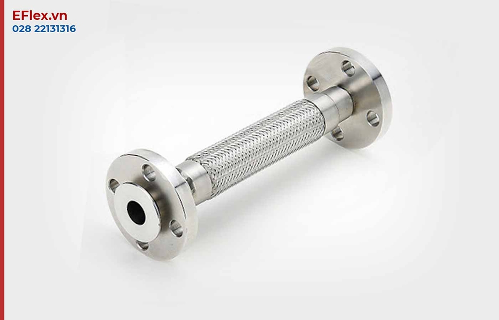 Khớp nối mềm Inox mặt bích