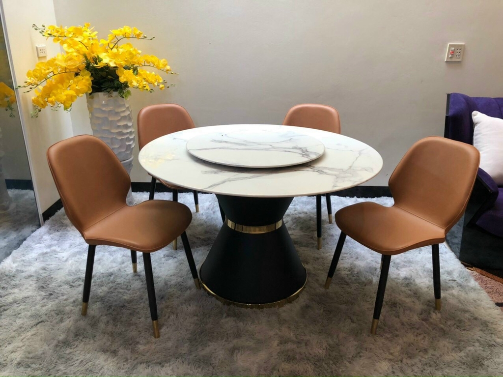 BÀN ĂN XOAY TRÒN - Kiểu dáng đẹp mắt