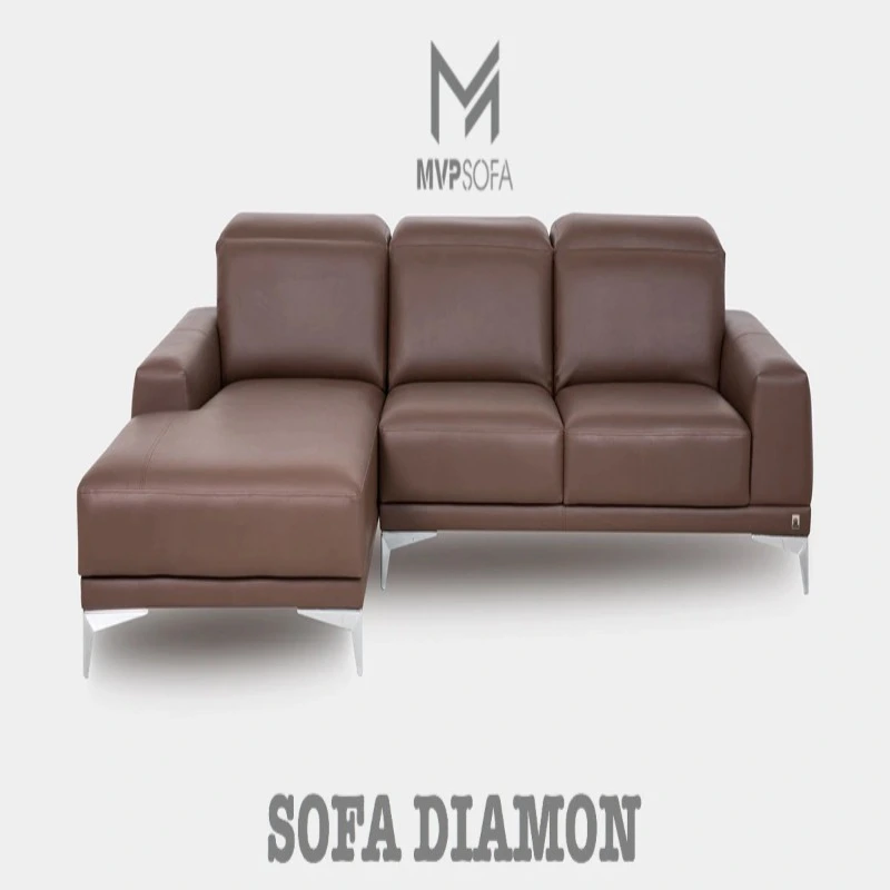 Sofa da L tựa gật gù