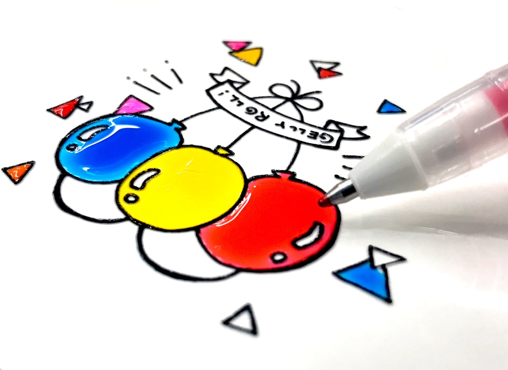 Bút bi Gel mực nổi 3D, bóng sáng để vẽ trang trí Sakura Gelly Roll Glaze - Ngòi 0.6mm