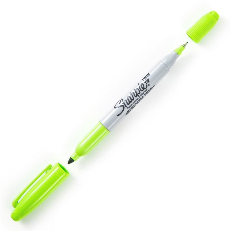 Bút lông dầu 2 ngòi (Fine/Ultra) Sharpie Twin Tip