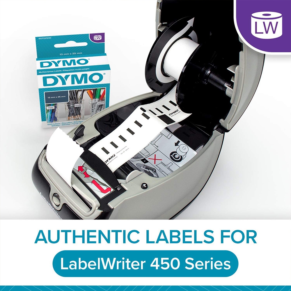 Cuộn tem nhãn dán Dymo (LW) giấy dùng cho máy in LabelWriter