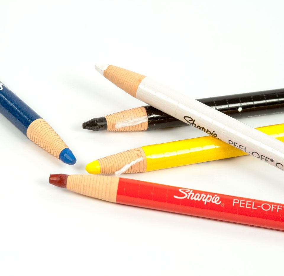 Bút chì sáp dầu dạng xé Sharpie Peel-Off China Marker