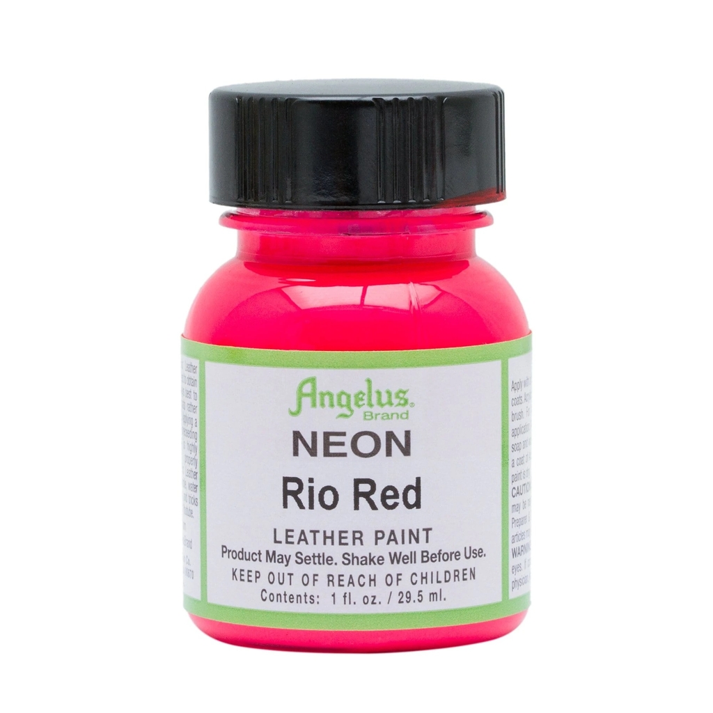 Màu vẽ da, vải Angelus Leather Paint Neon 29.5ml (1Oz)