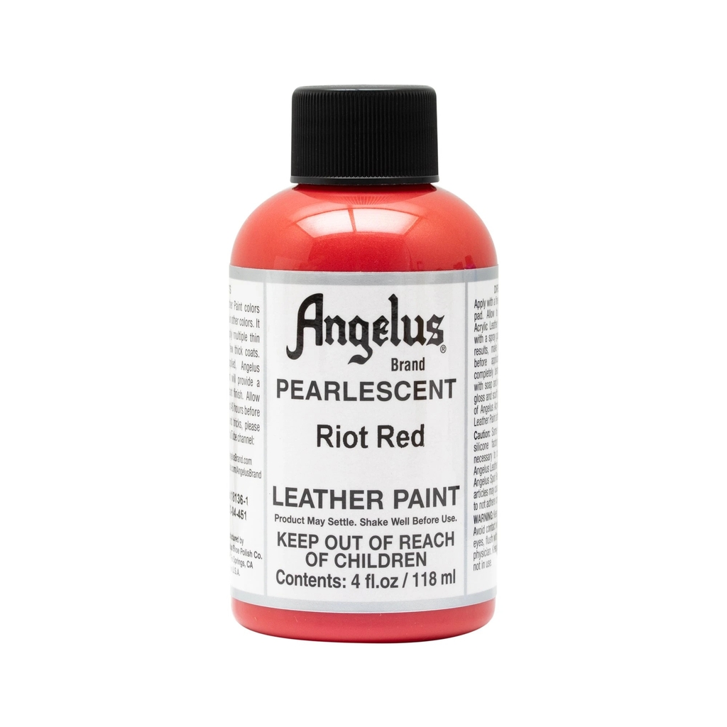 Màu vẽ da, vải Angelus Leather Paint Pearlescent 118ml (4Oz)