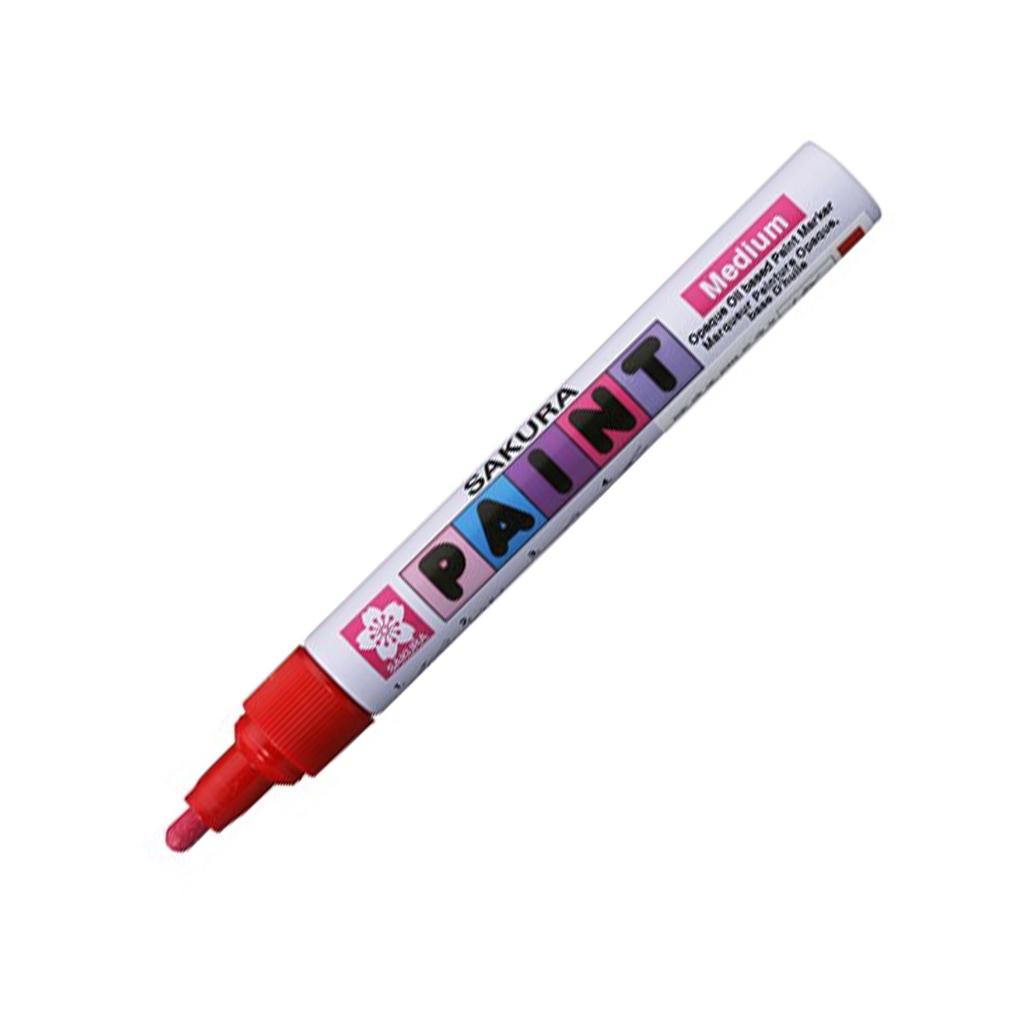 Bút sơn dầu đánh dấu công nghiệp nhiều màu sắc Sakura Paint Marker Medium Point - Ngòi 2.0mm