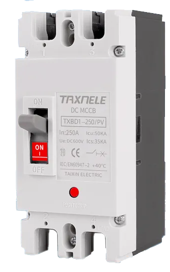 MCCB đóng ngắt DC 600V 250A