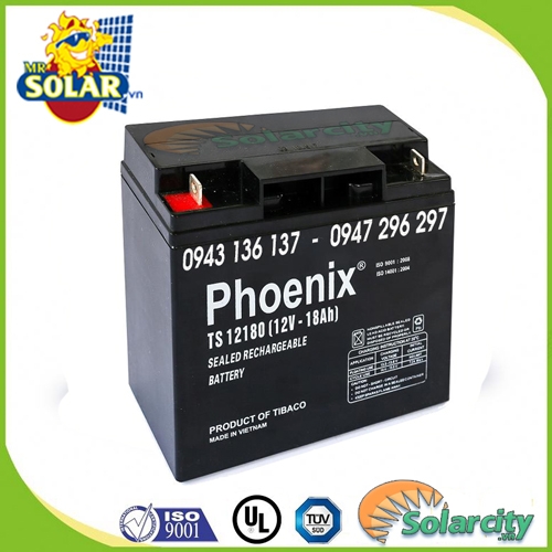Ắc quy Phoenix 12V-18AH (TS12180)