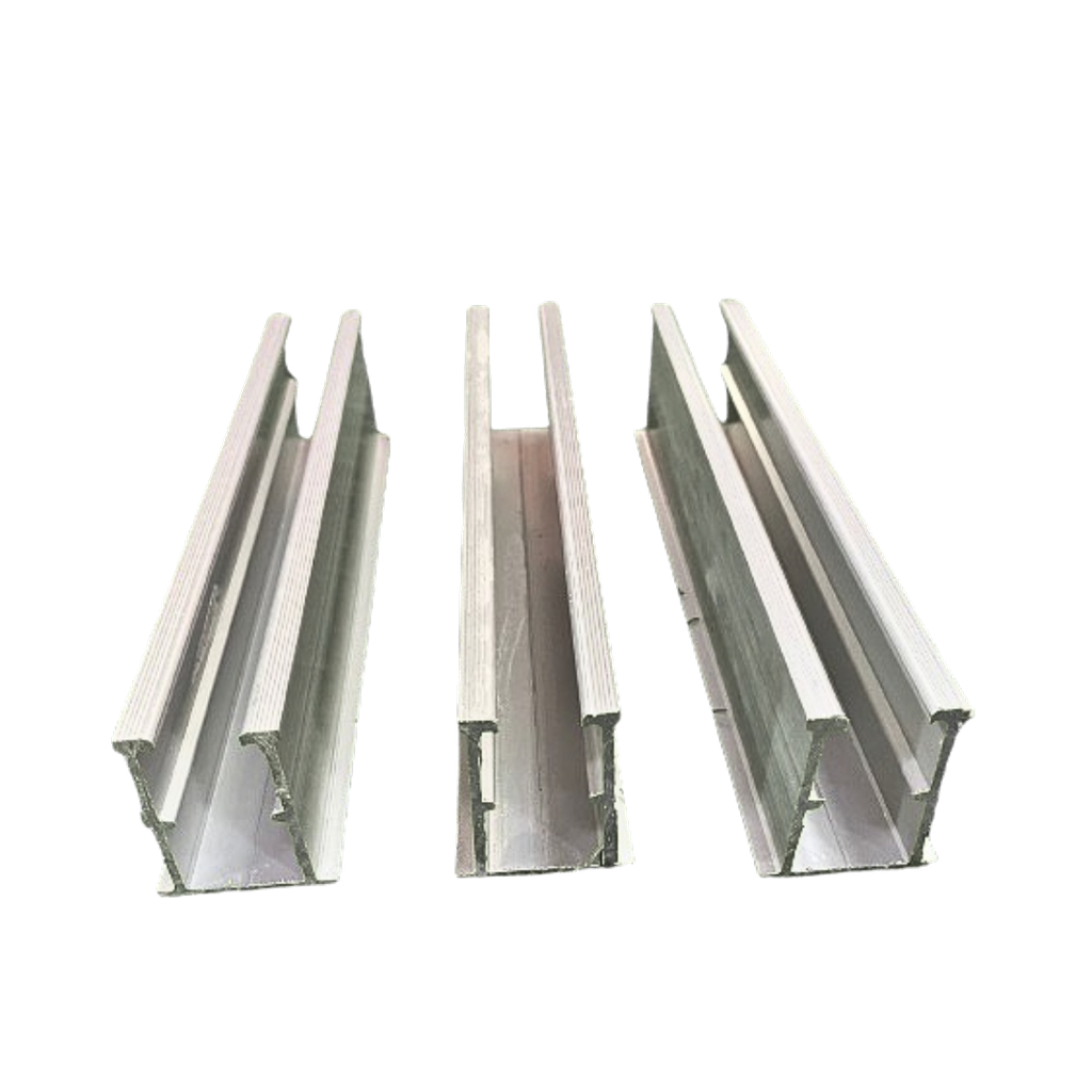 Thanh rail mini nhôm gắn pin năng lượng mặt trời 20cm