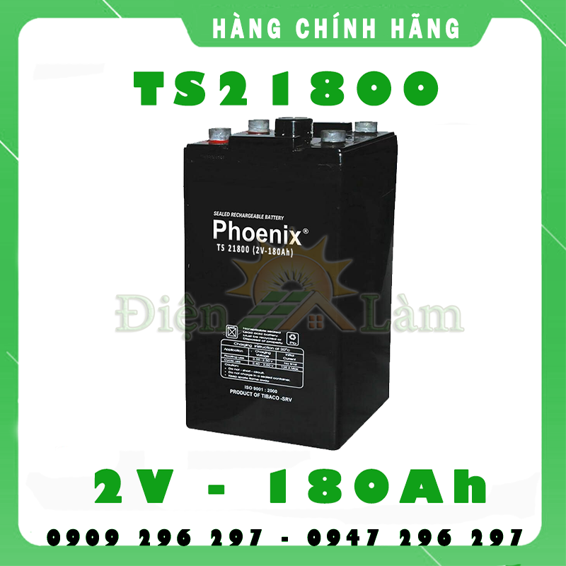 ẮC QUY PHOENIX 2V-180AH (TS21800)