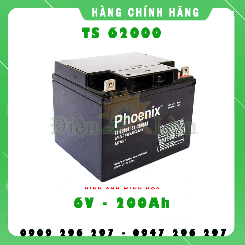 ẮC QUY PHOENIX 6V-200Ah (TS62000)