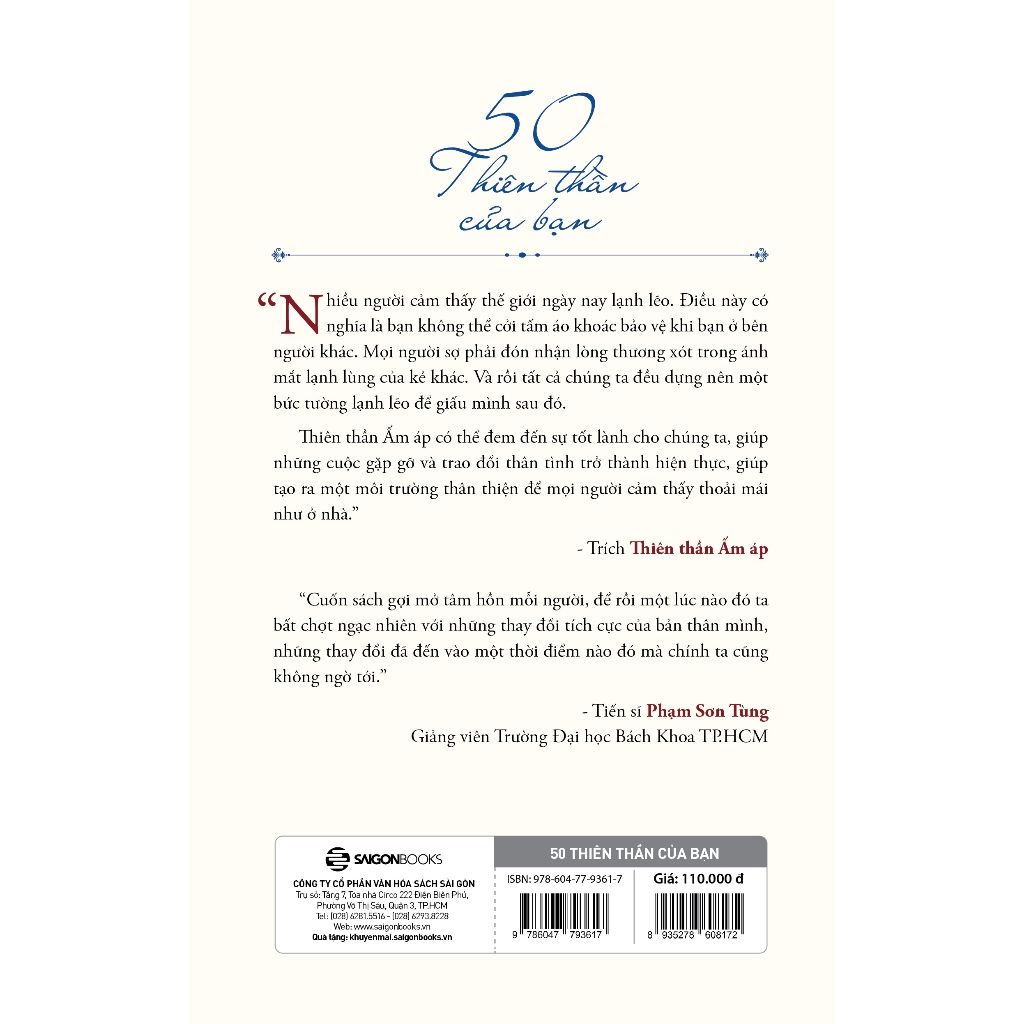 50 thiên thần của bạn - SaiGonBooks - 110k