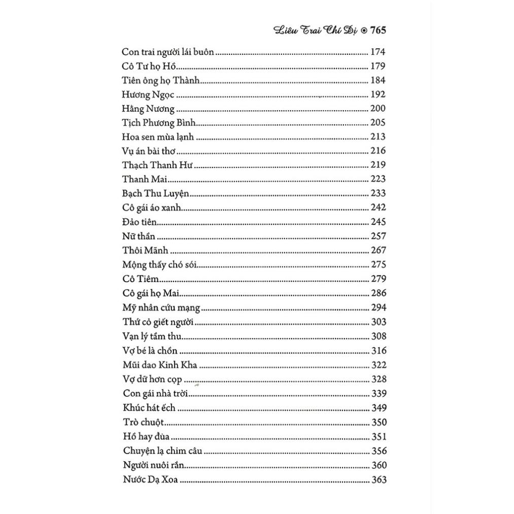 Liêu trai chí dị - Bồ Tùng Linh - Trí Việt 226k CK60