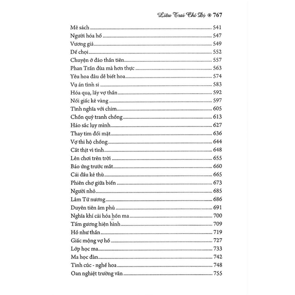 Liêu trai chí dị - Bồ Tùng Linh - Trí Việt 226k CK60