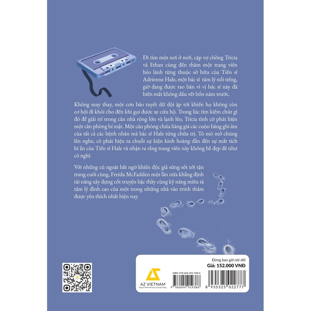 Đừng Bao Giờ Nói Dối - Freida McFadden - AZVietNam 152k