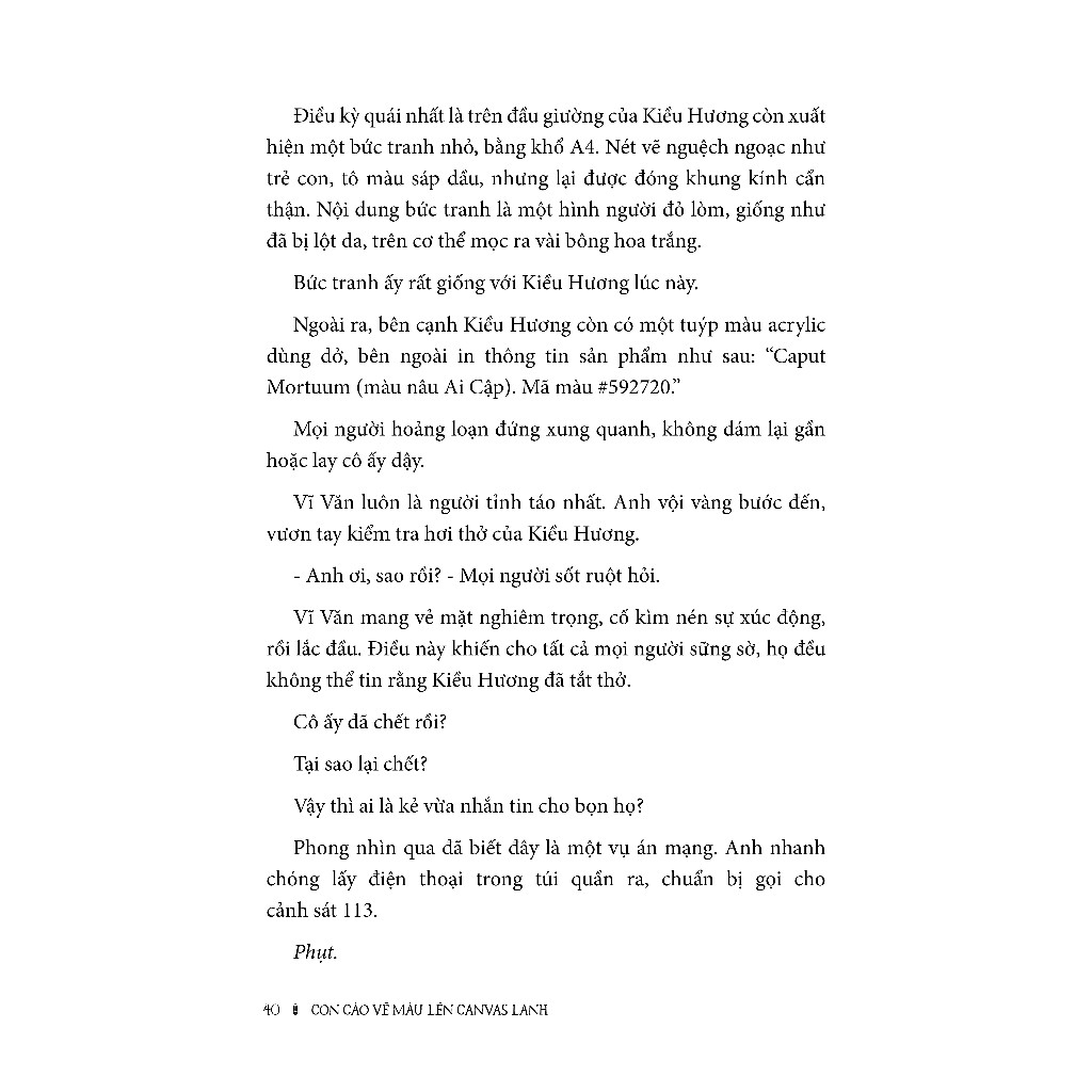 Con Cáo Vẽ Máu Lên Canvas Lanh - TimeBooks 195k