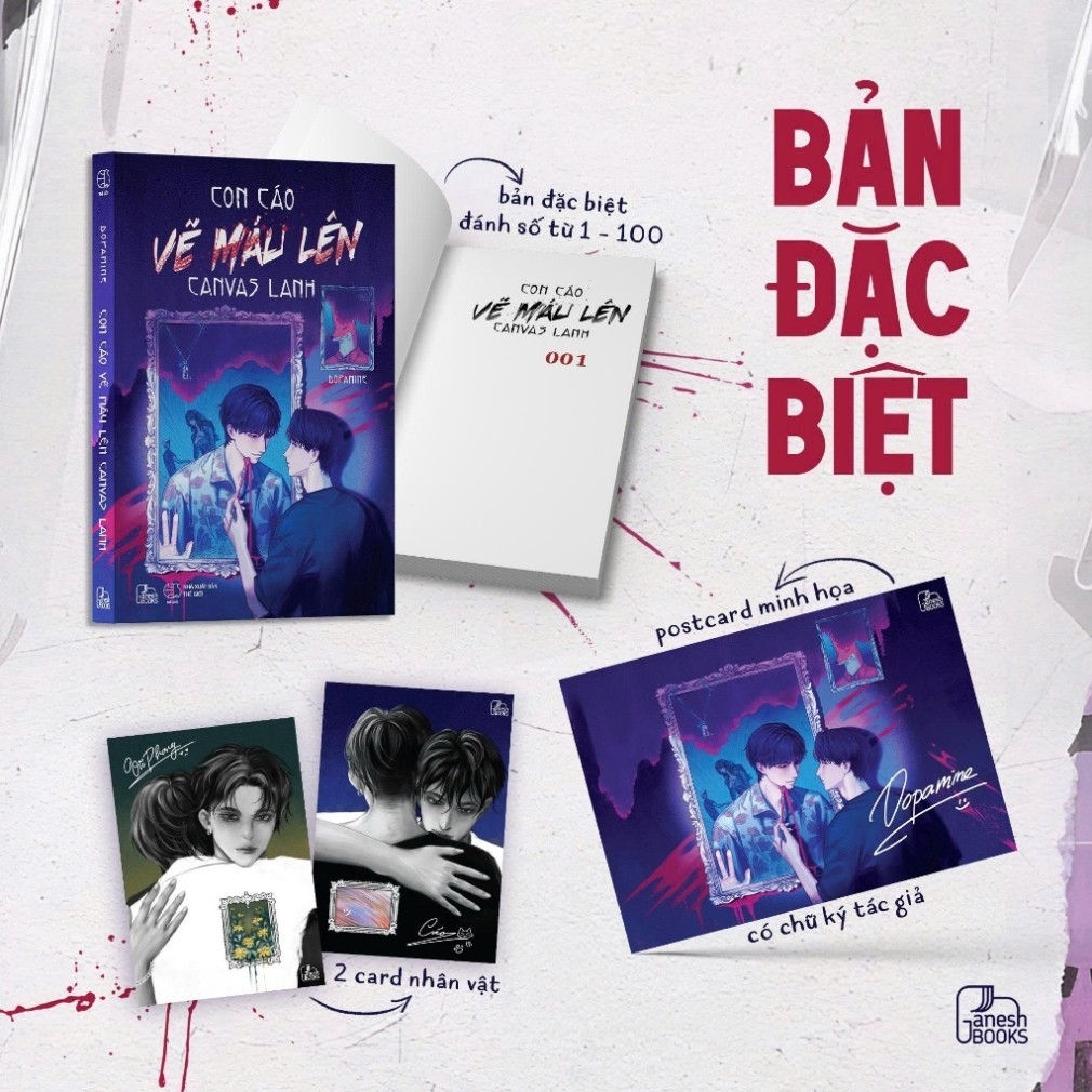 Con Cáo Vẽ Máu Lên Canvas Lanh - TimeBooks 195k