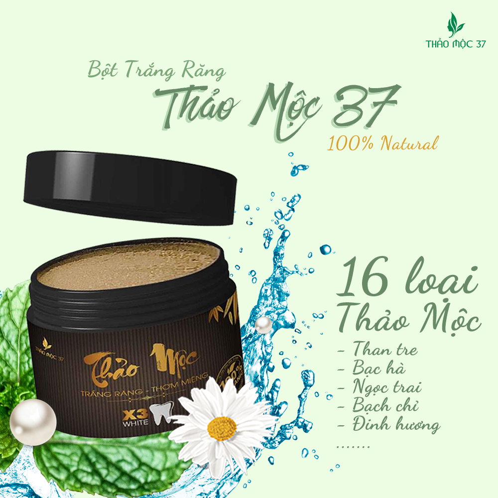 BỘT TRẮNG RĂNG THẢO MỘC 37