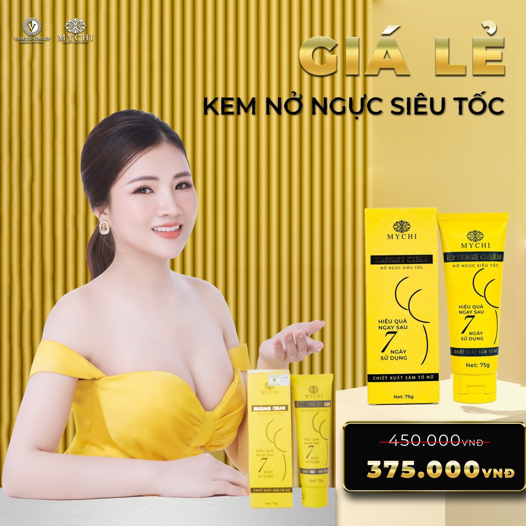 KEM MASSAGE  NỞ NGỰC SIÊU TỐC MYCHI NỞ NGỰC SAU 7 NGÀY