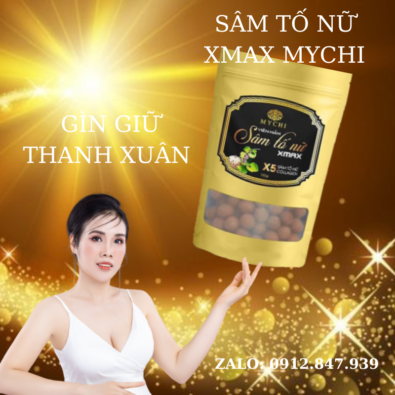 Kẹo Mầm sâm tố nữ Xmax MyChi Chính hãng