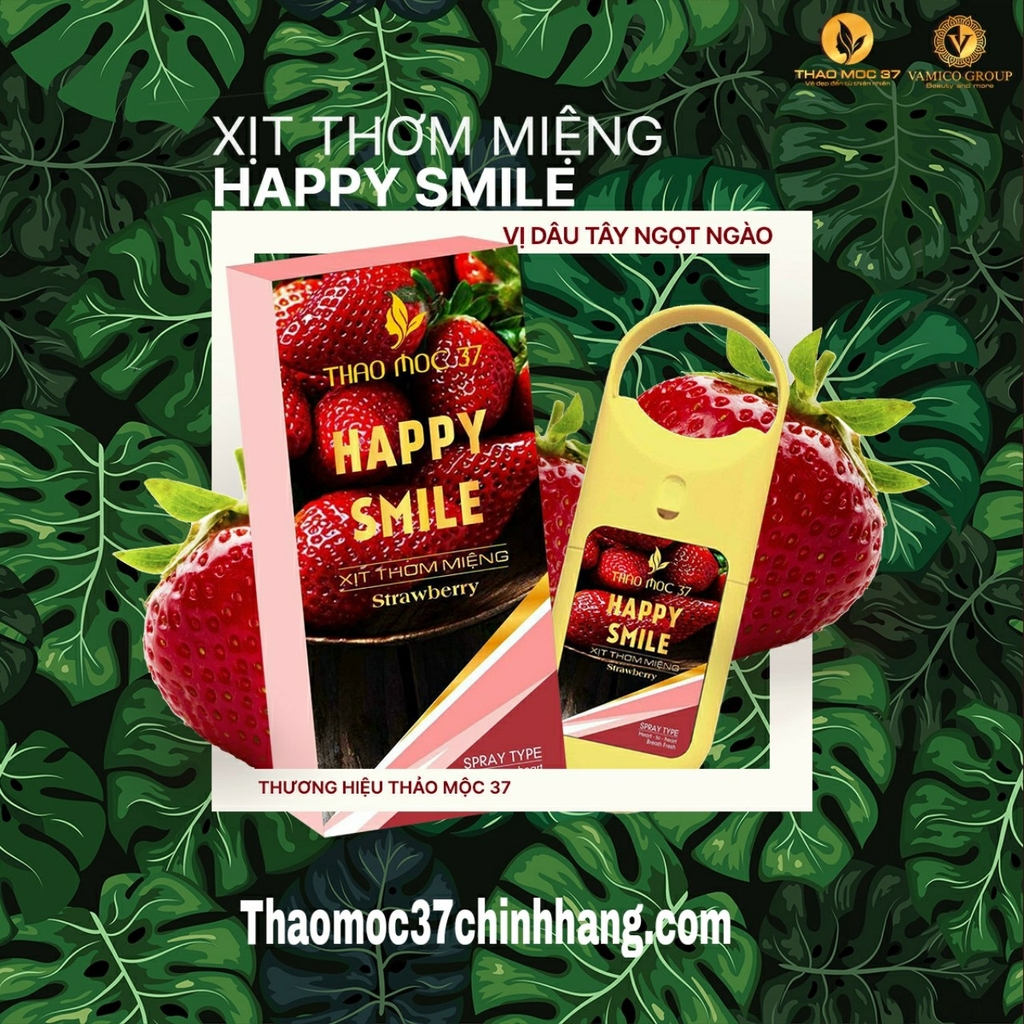 XỊT THƠM MIỆNG ORAL -Spearmint- THẢO MỘC 37