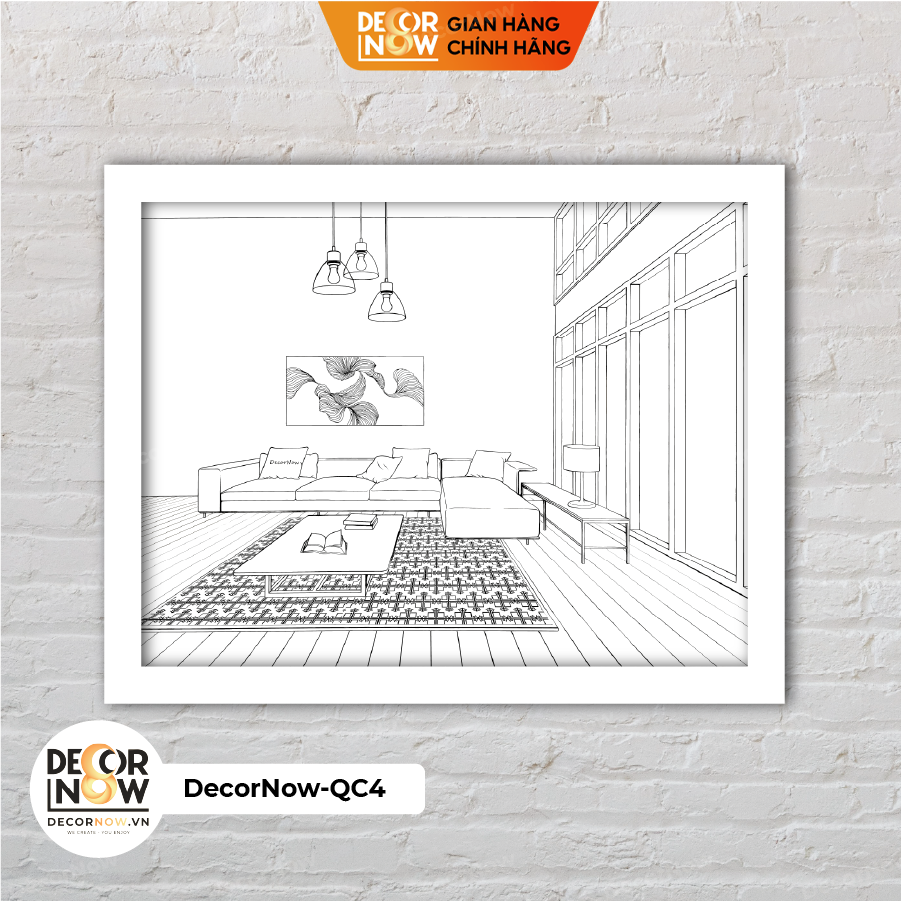 Tranh Bật Đèn, Tranh Quang Chiếu Bình Minh Trên Rừng DECORNOW DCN-QC4