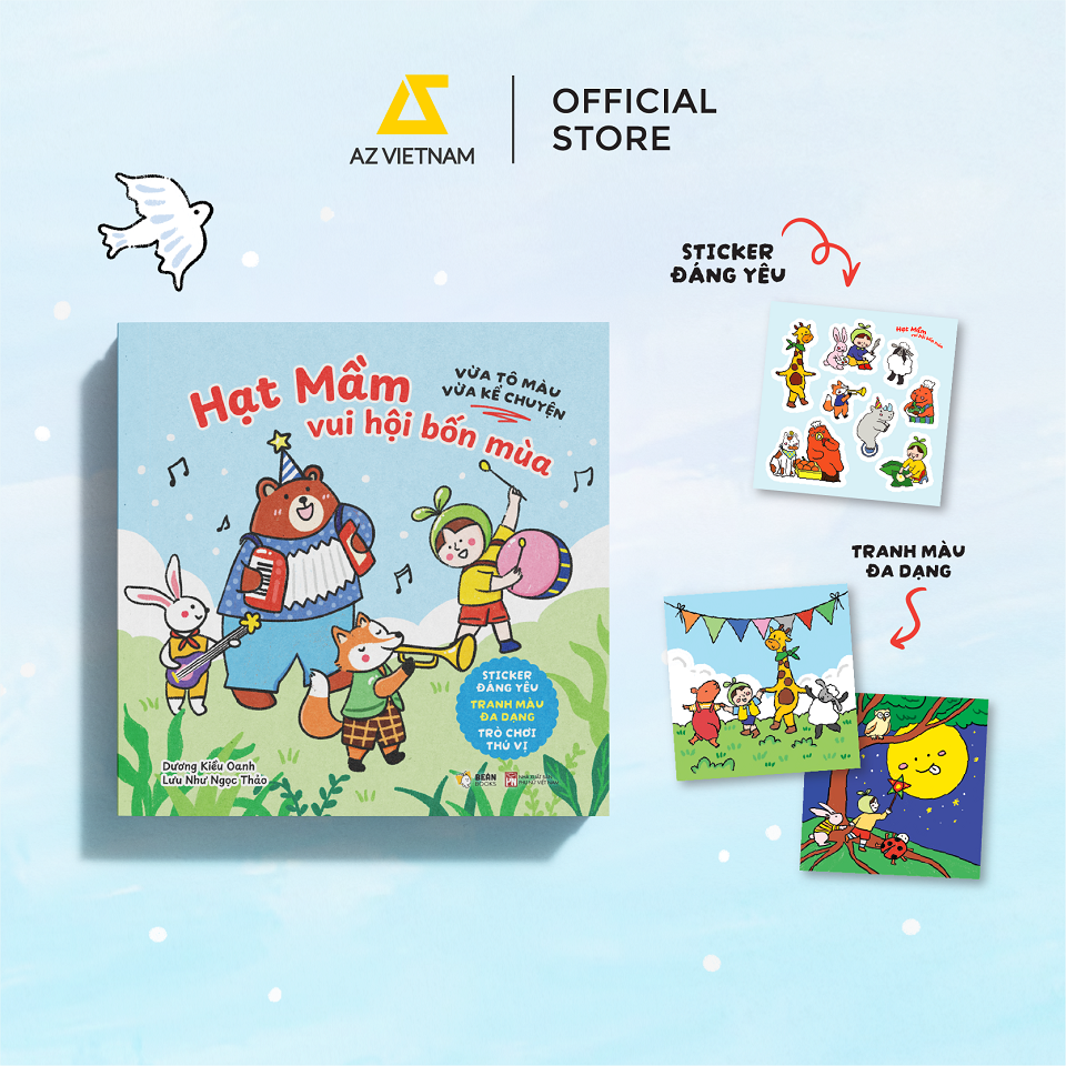 Sách - Bộ 2 Cuốn: Hạt Mầm Phiêu Lưu Ký + Hạt Mầm Vui Hội Bốn Mùa