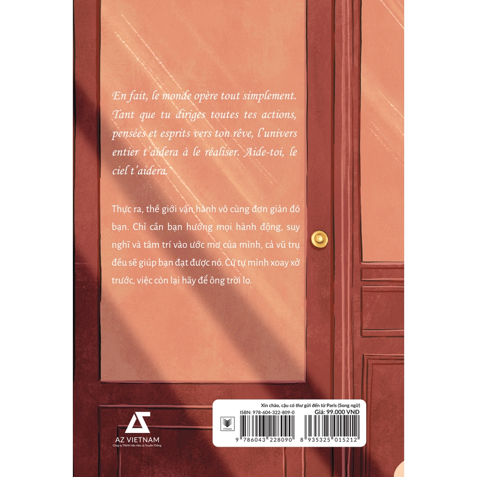 Sách - Xin Chào, Cậu Có Thư Gửi Đến Từ Paris