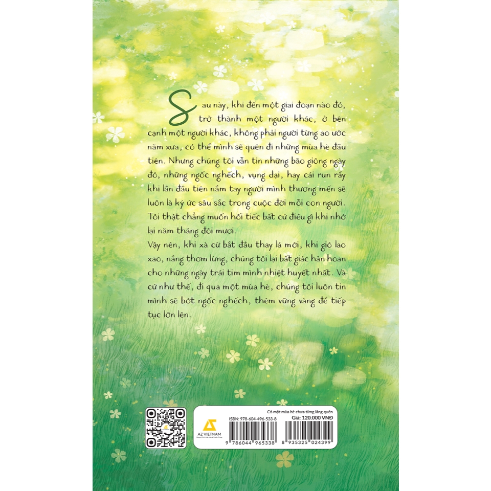 Sách - Có Một Mùa Hè Chưa Từng Lãng Quên