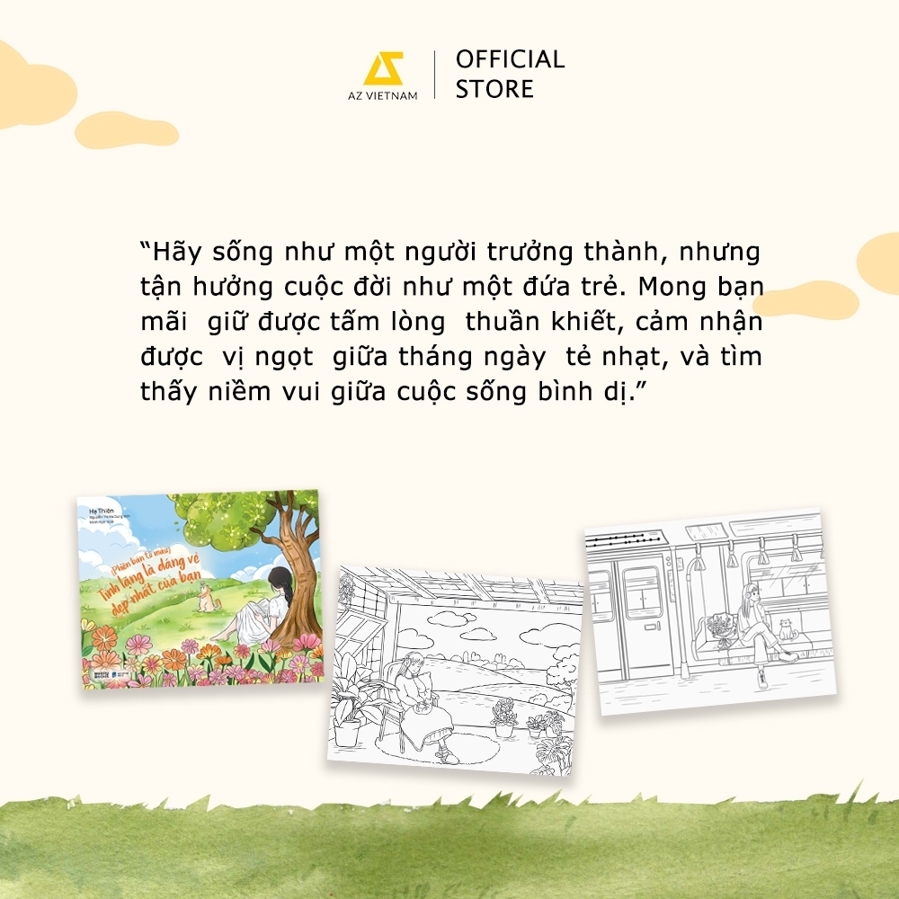 Sách - Tĩnh Lặng Là Dáng Vẻ Đẹp Nhất Của Bạn (Phiên Bản Tô Màu)