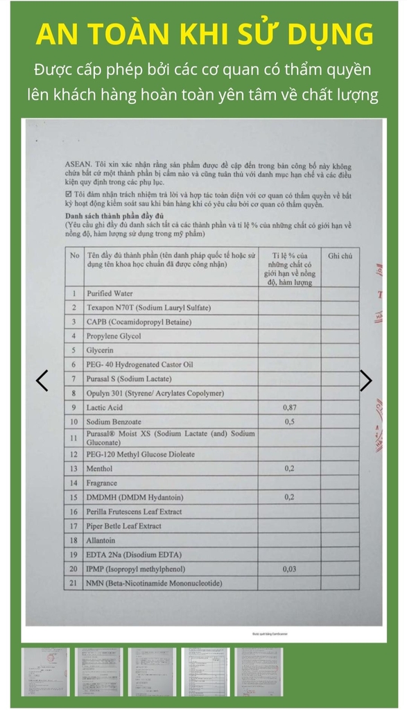 Dung dịch vệ sinh phụ nữ và nam giới Feminine Hyginene Wash tinh chất +NMN Phan An Garden Vũ Trụ Khỏe Đẹp