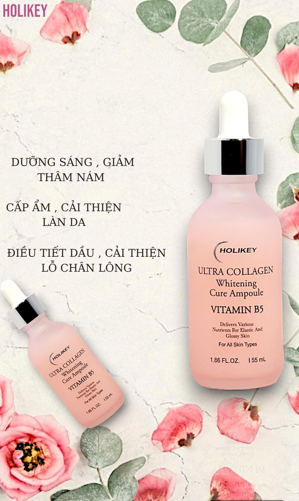 Ampoule VITAMIN B5 Hotlikey 55ml Cấp ẩm, da căng mịn, phục hồi da thương tổn nám không bong DNA hồng yến Vũ trụ khỏe đẹp