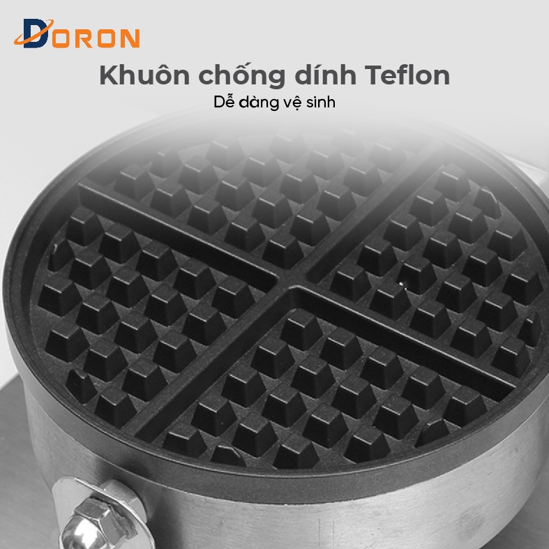 Máy làm bánh bông lan công nghiệp DORON_133 , 200W kiểm soát nhiệt độ chính xác, bánh thơm ngon