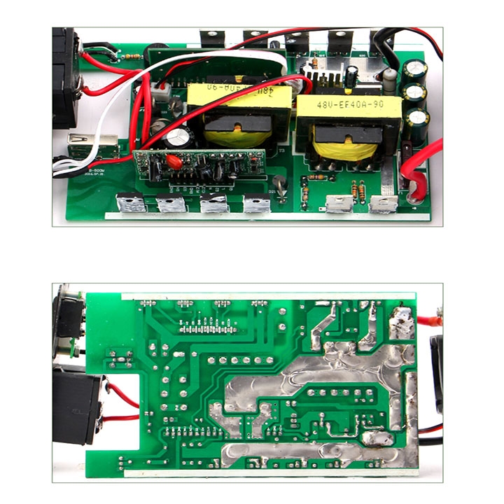 Bộ kích điện Inverter, bộ đổi nguồn từ 12v lên 220v công suất 500W