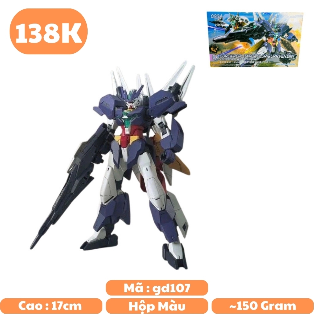 Mô hình Gundam HG 1/144 023A Cao 17cm - nặng 150gram - Figure Gundam - Có hộp màu SKU : 023A - K26-T4-S7