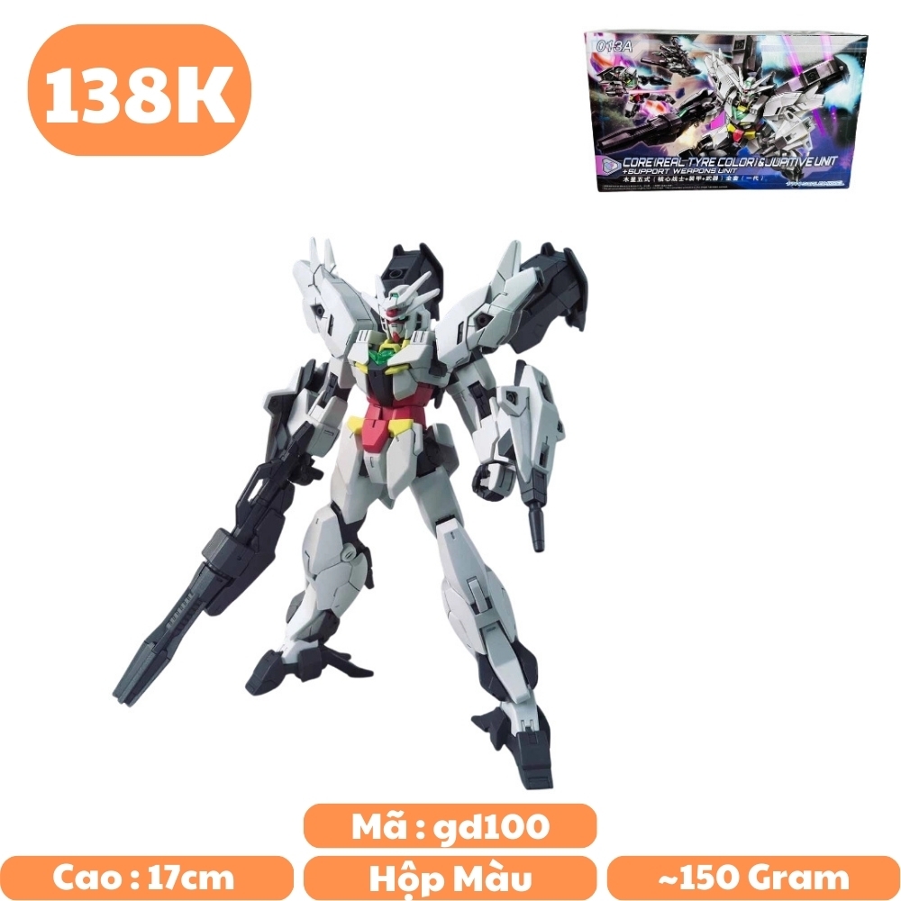Mô hình Gundam HG 1/144 013A Cao 17cm - nặng 150gram - Figure Gundam - Có hộp màu SKU : 013A - K33-T4-S5