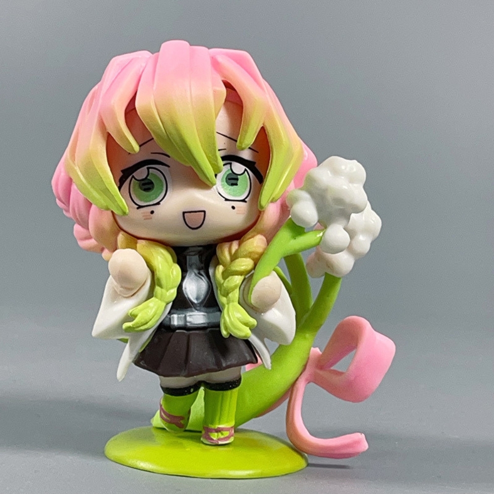 Hàng Cao Cấp -  Mô hình Kimetsu - Bộ 6 Nhân Vật Lưỡi Quỷ - Cao : 6-9cm - Nặng : 400gram - Kimetsu No Yaiba - No Box - N3-K45-T1-S3