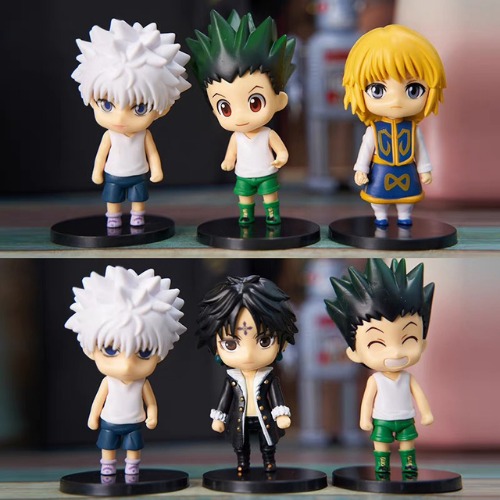 Mô Hình đồ chơi - Thợ Săn Tí Hon nhân vật Chrollo Lucilfer , Gon Freecss , Kurapika - Hunter x Hunter - No Box - K23-T1-S5
