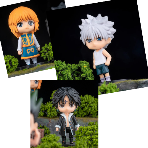 Mô Hình đồ chơi - Thợ Săn Tí Hon nhân vật Chrollo Lucilfer , Gon Freecss , Kurapika - Hunter x Hunter - No Box - K23-T1-S5