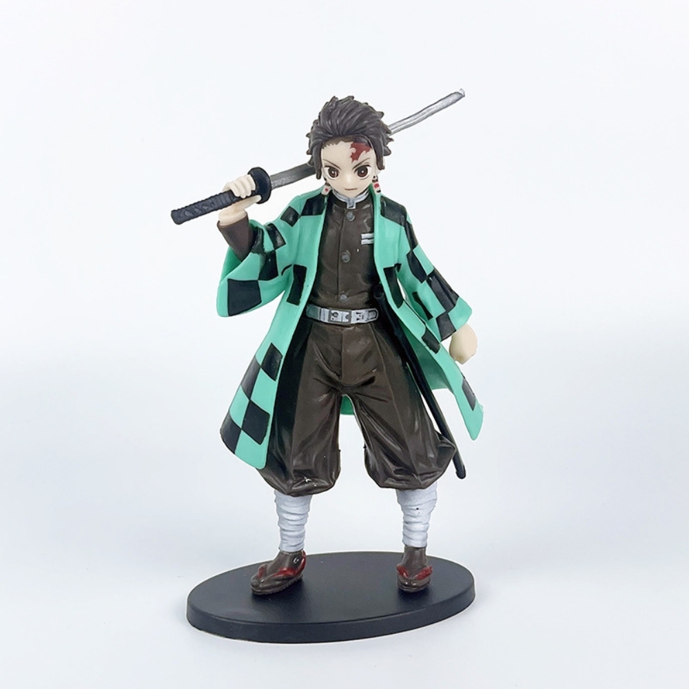 Hàng Loại 2 - Mô Hình Combo 6 nhân vật lưỡi quỷ cao 14-16cm - Figure  Kimetsu No Yaiba - No Box - (G-9)