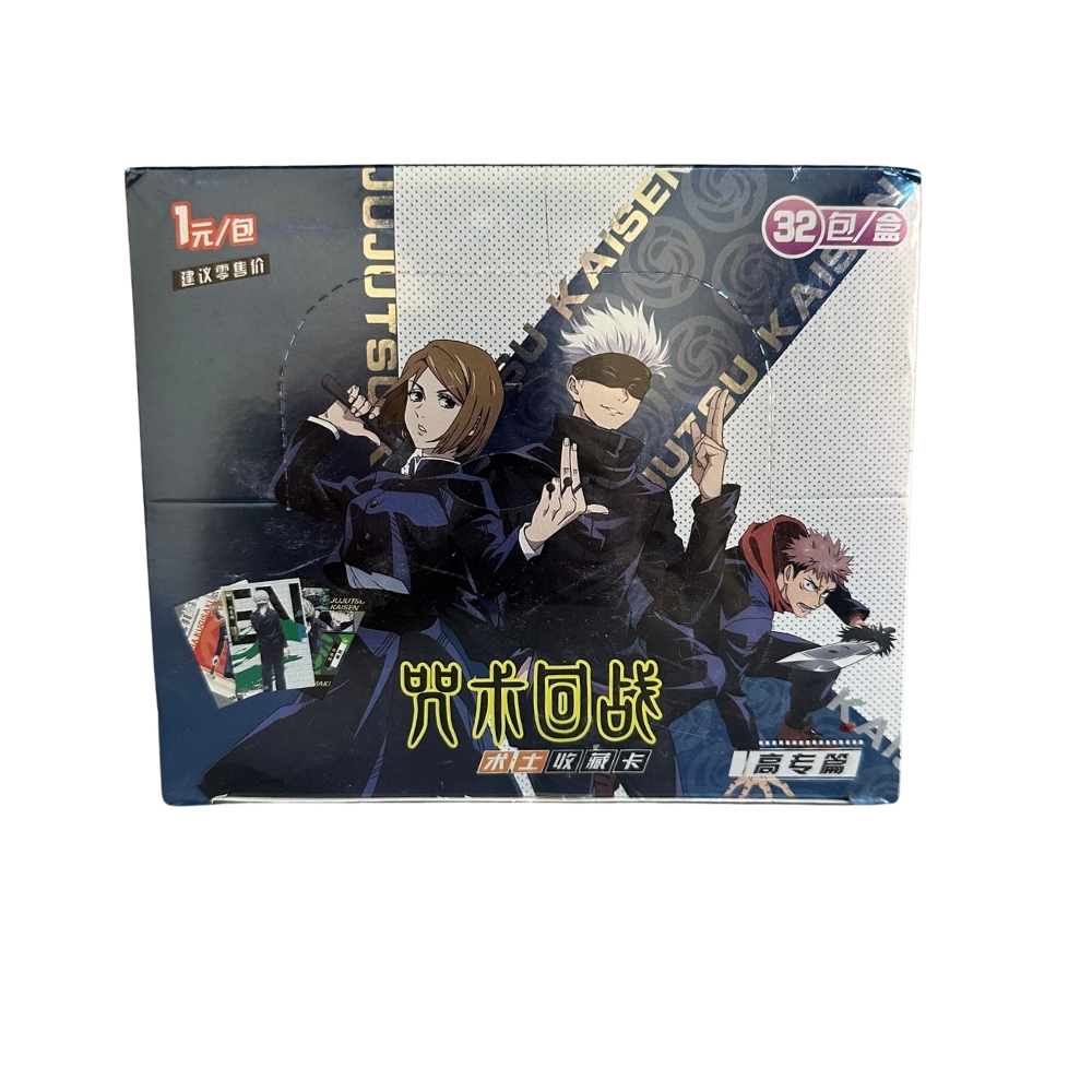 Hộp Pack thẻ chú thuật hồi chiến - 1 Hộp = 32PACK - Mỗi pack có 5 thẻ- Cao 13cm - rộng 14cm - K31-T3-S6