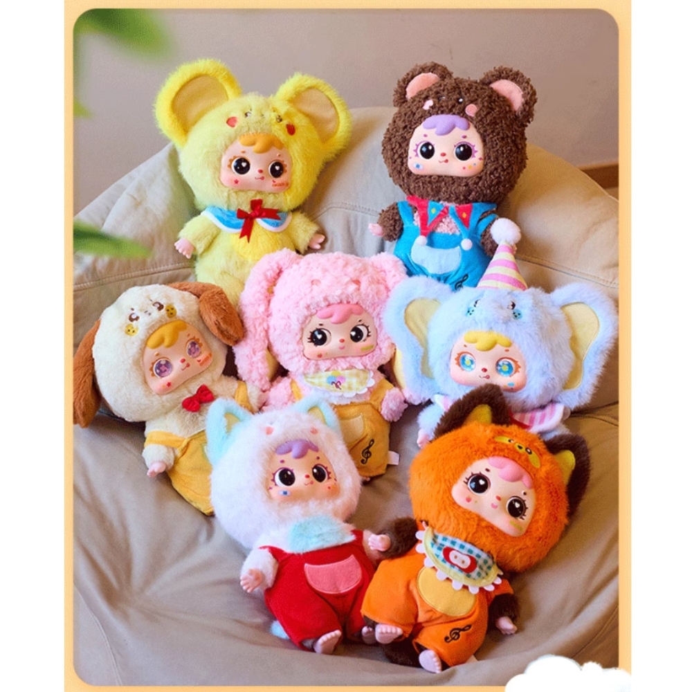 Hàng Chính Hãng - Blinbox Tyke3 400% + mắt xoay + quần áo blind box ngẫu nhiên - Cao : 30cm - Nặng 500gram - Túi Mù - Hộp Màu