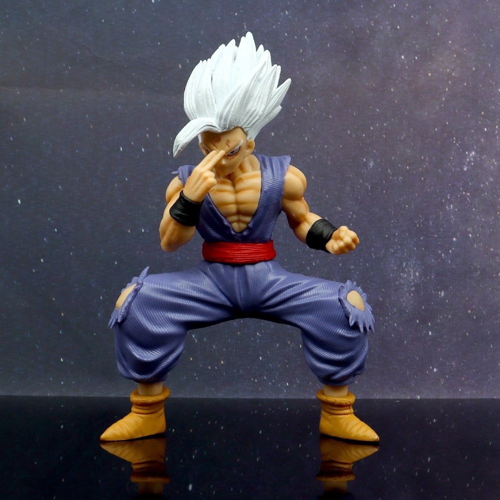 Mô hình DragonBall Gohan Best Chỉ Tay lên mặt - Cao 17cm - nặng 250gram - Dragon Ball - bọc túi OPP + hộp màu-K28-T1-S9