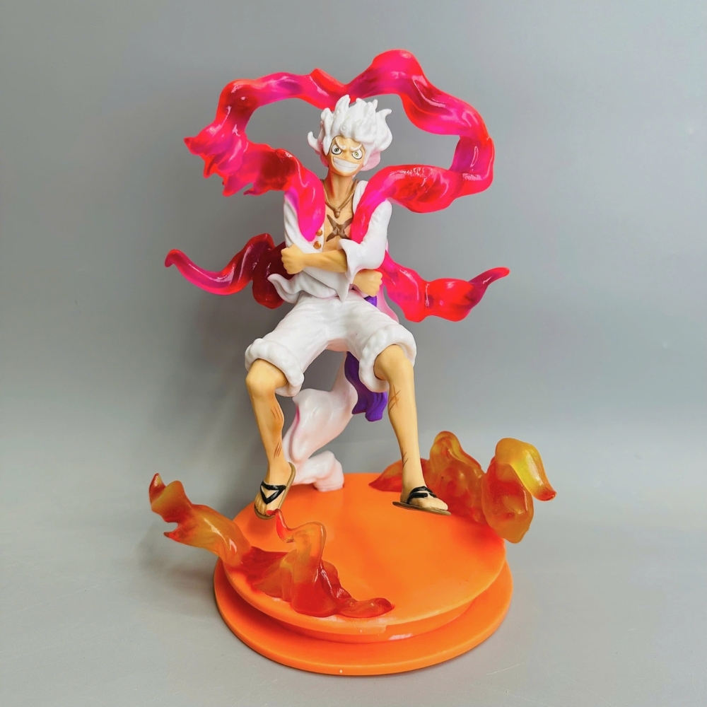 luffy nika Mô hình OnePieceLuffy Gear 5 Nika trắng bản bay khoanh tay có base đẹp cao 24cm - OnePiece  - Bọc Túi OPP - No Box -  K29-T1-S12