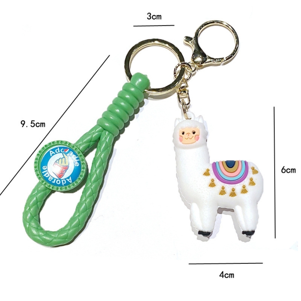 móc khóa cừu trắng xanh - Dây móc dài : 9.5cm - Mô Hình Cao : 6cm - Nặng : 50gram - No Box : bọc túi OPP - K77-T2-S1