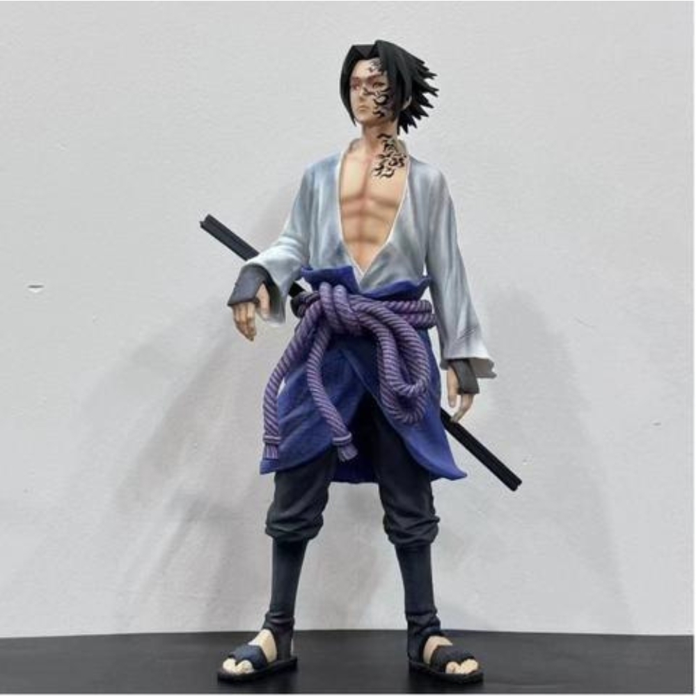 Mô Hình Naruto Sasuke dáng đứng siêu ngầu No base cao - 36cm - Nặng - 1000gram - Figure Naruto - No Box - K3-T2-S11